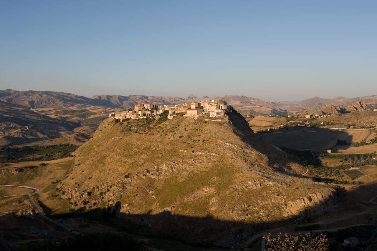 Vue depuis le Monte Camico - Sant'Angelo Muxaro