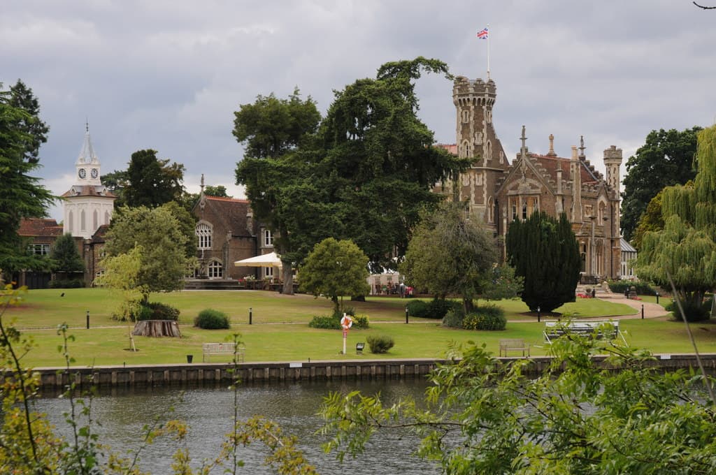 Oakley Court Hotel riverside walk