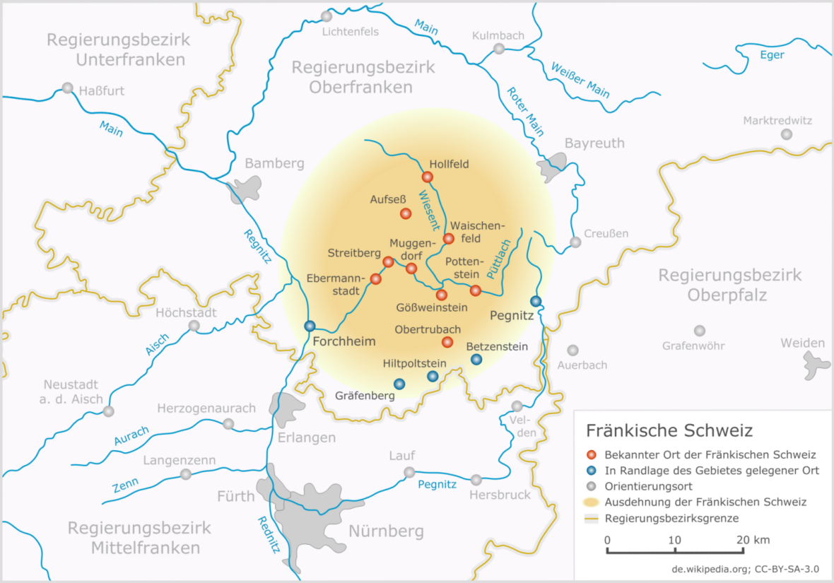 Fränkische Schweiz Naturpark (entrée Bamberg)