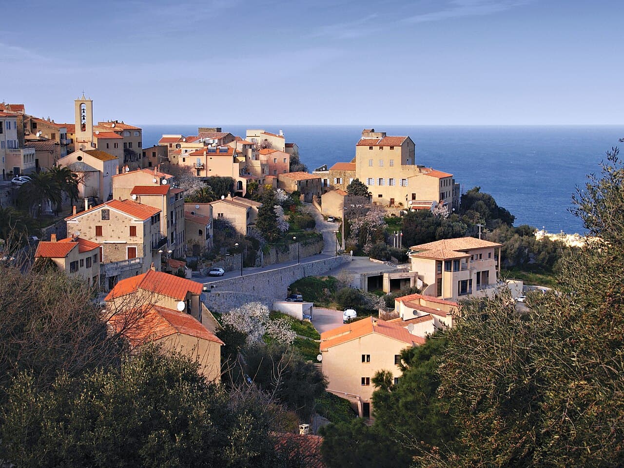 Monte Amiata – Vue depuis les remparts sud