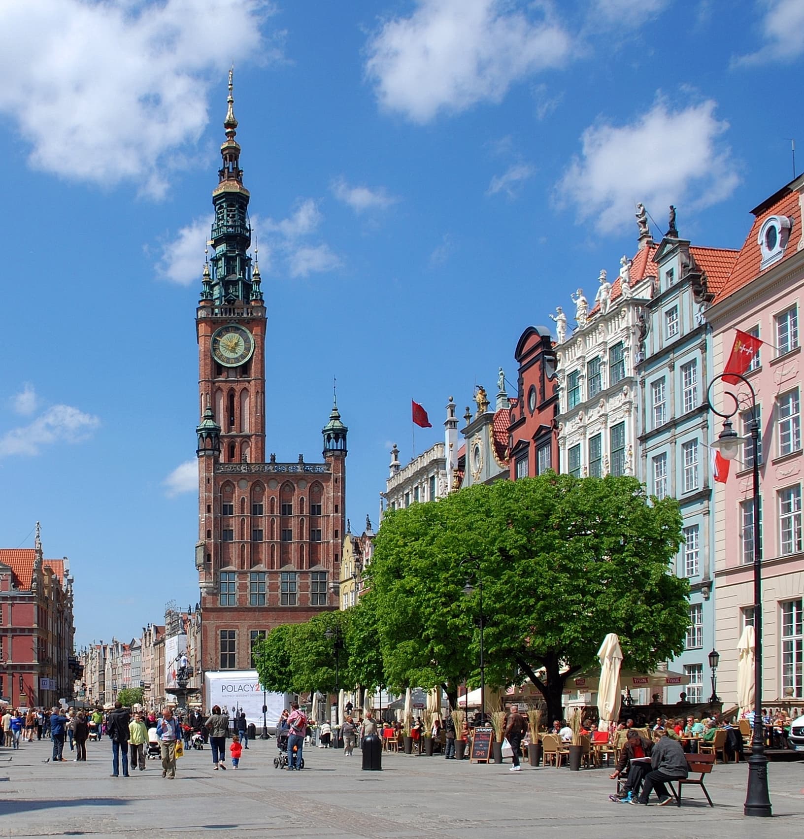 Rue Długa et Długi Targ