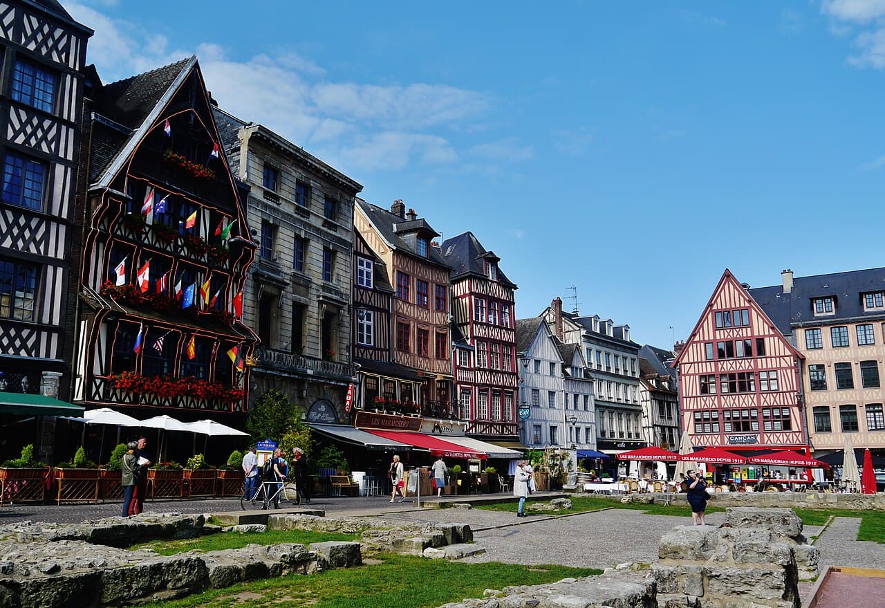Rouen - Place du Vieux-Marché
